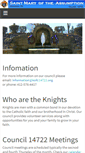 Mobile Screenshot of kofc14722.org